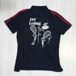 Das Badminton Poloshirt von Jako mit Aufdruck