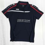 Das Badminton Poloshirt mit Bedruckung (Sponsorenlogo)