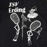 Poloshirt mit TSV Erding Badminton Logo Aufdruck