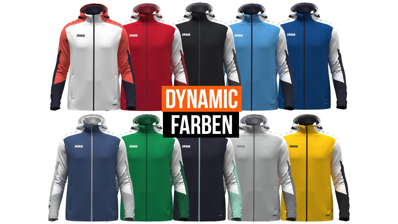 die Farben der Jako Dynamic Teamline