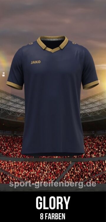 Die Jako Trikot Glory 2025/2026 mit Polokragen