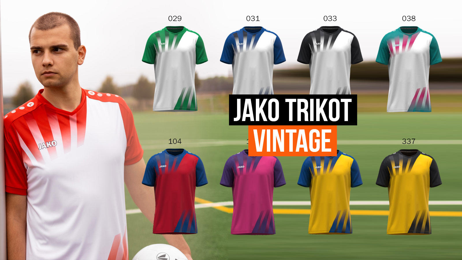 Das Jako Vintage Trikot Jersey 2025-2026 in 9 Farben