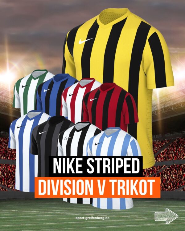 Das Nike Striped Division V Trikot als Streifen Trikot