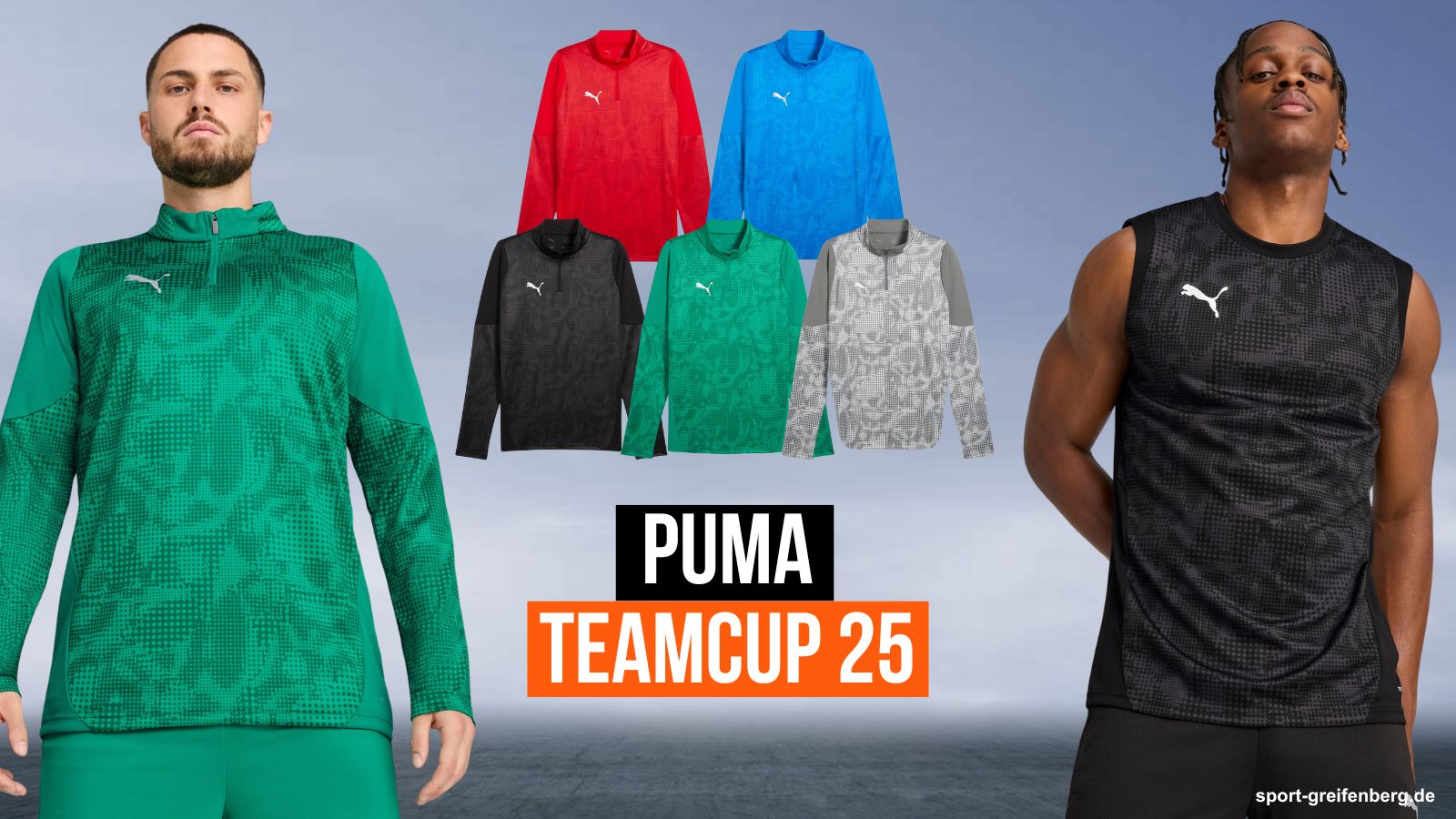 die Puma teamCup 25 Sportbekleidung für 2025 und 2026