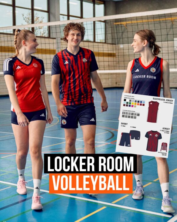 die adidas Locker Room Volleyball Damen und Herren Teambekleidung