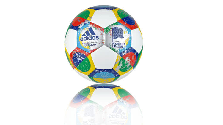 Der adidas Nations League Spiel Ball OMB Match Ball