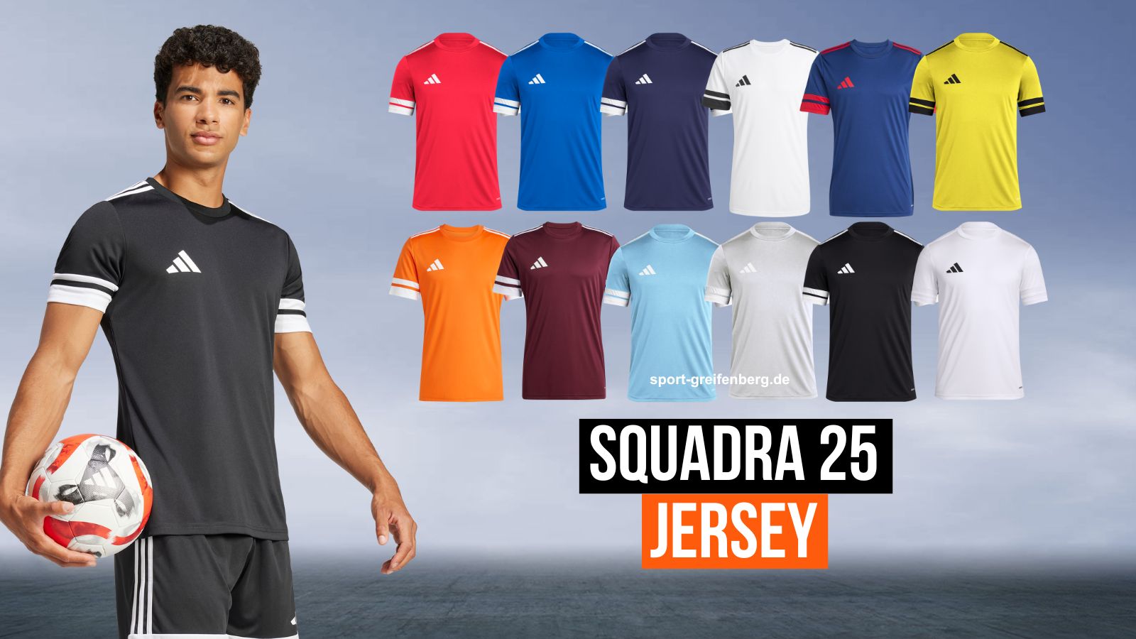 Das adidas Squadra 25 Trikot ist eines der Teamsport Trikots