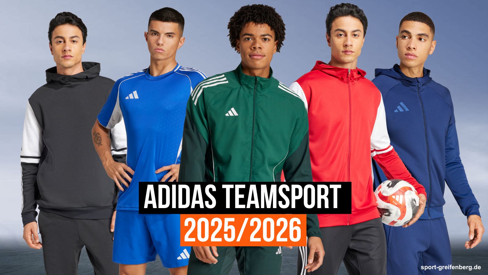 Der adidas Teamsport 2025-2026 Katalog mit der Teamwear