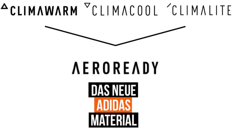 das adidas Aeroready Material für Trikots uvm