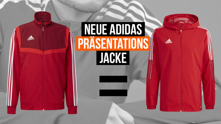 die adidas Tiro 21 WB Jacke als Windbreaker oder besser als Präsentationsjacke