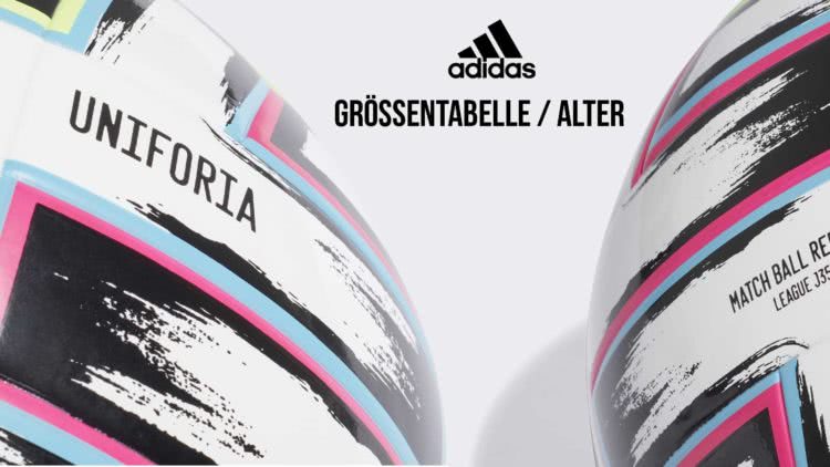 Die adidas Uniforia Größentabelle für Fußbälle