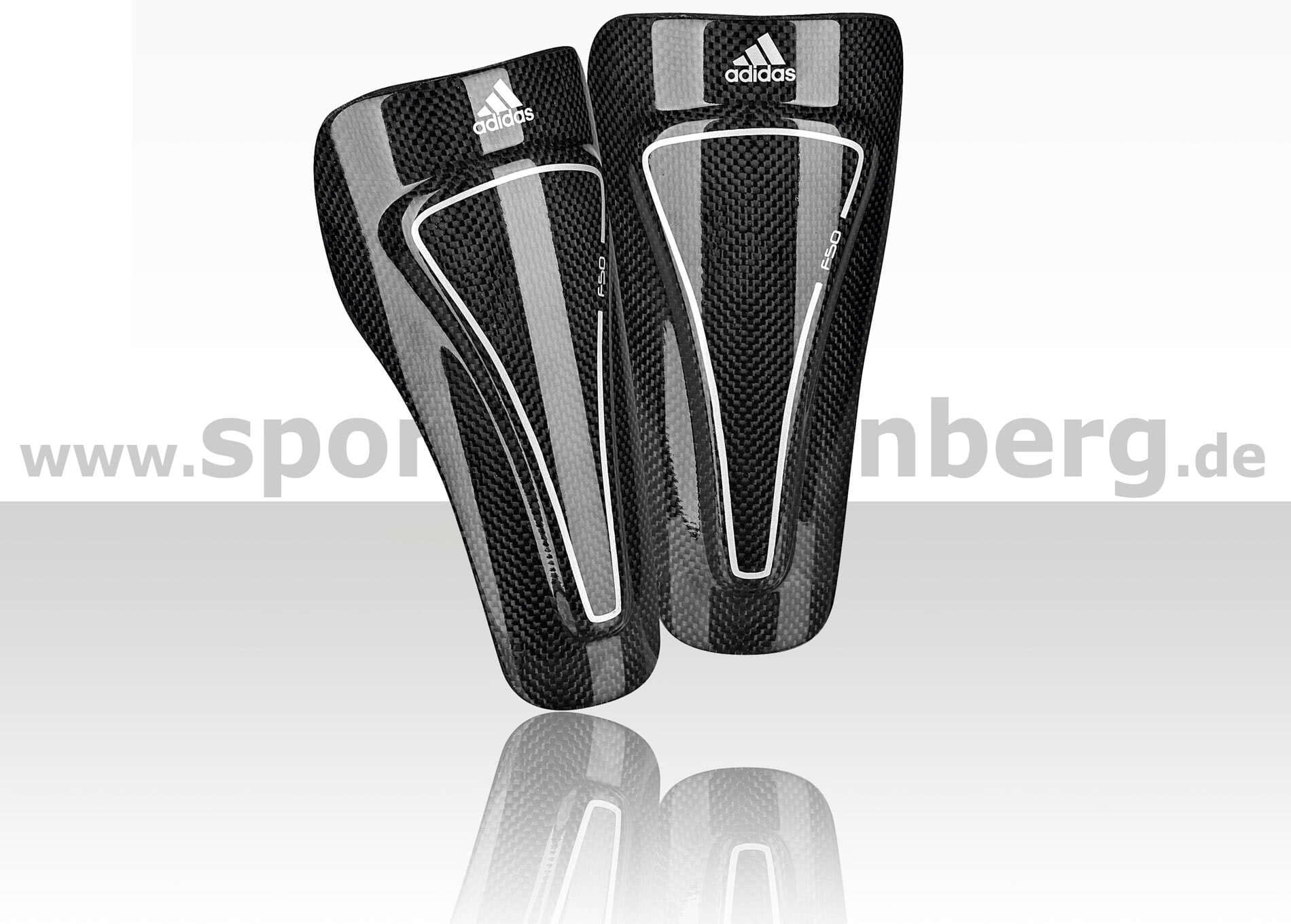 Leichte Schienbeinschoner - Adidas F50 adizero carbon ...