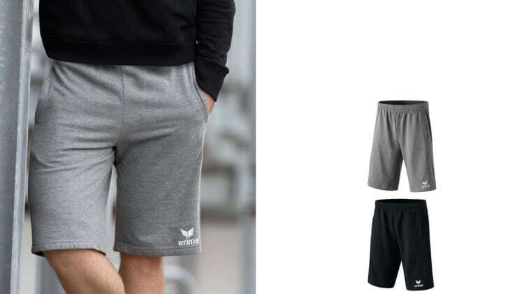 Die Erima 5-Cubes Basic Sweatpant kurz