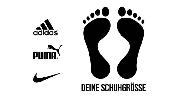 Fußballschuhe nach der Fußlänge messen