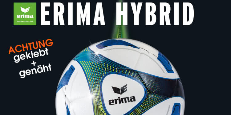 Der Erima Hybrid Training als Trainingsfußball