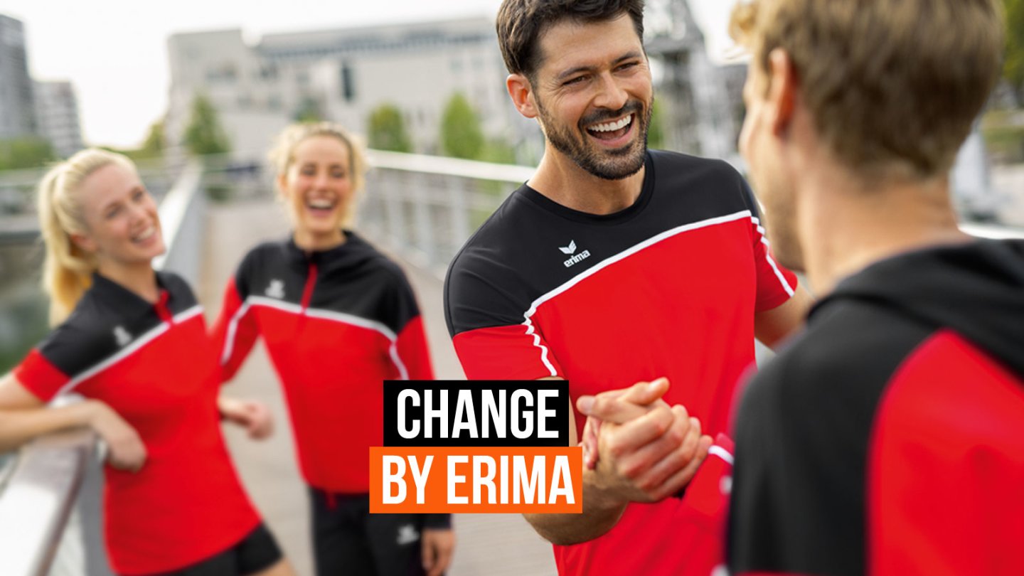 Die Change by Erima Teamline für alle Sportarten und mit extra vielen Vereinsfarben