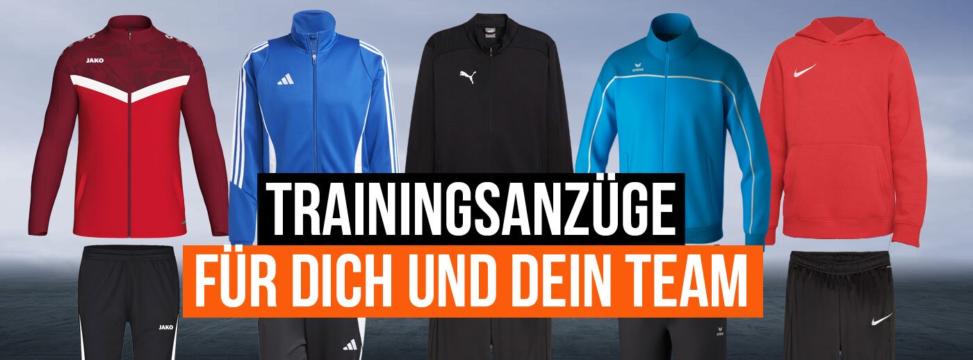 Trainingsanzüge für dich und dein  Team