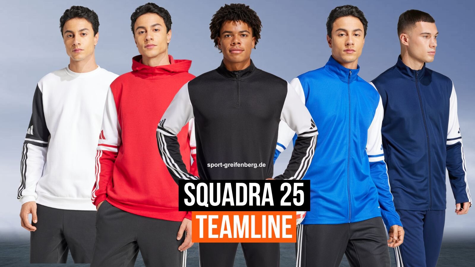 Die neue adidas Squadra 25 Linie aus dem Teamwear Katalog 2025/2026