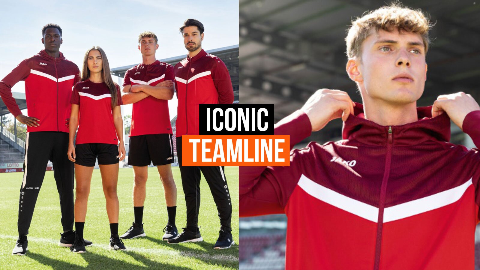 Die Jako Iconic Teamline ab 2024 im Katalog für Vereine und Teams