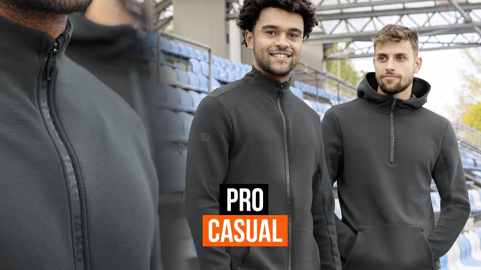 Jako Pro Casual Kollektion mit Teamsport Rabatten