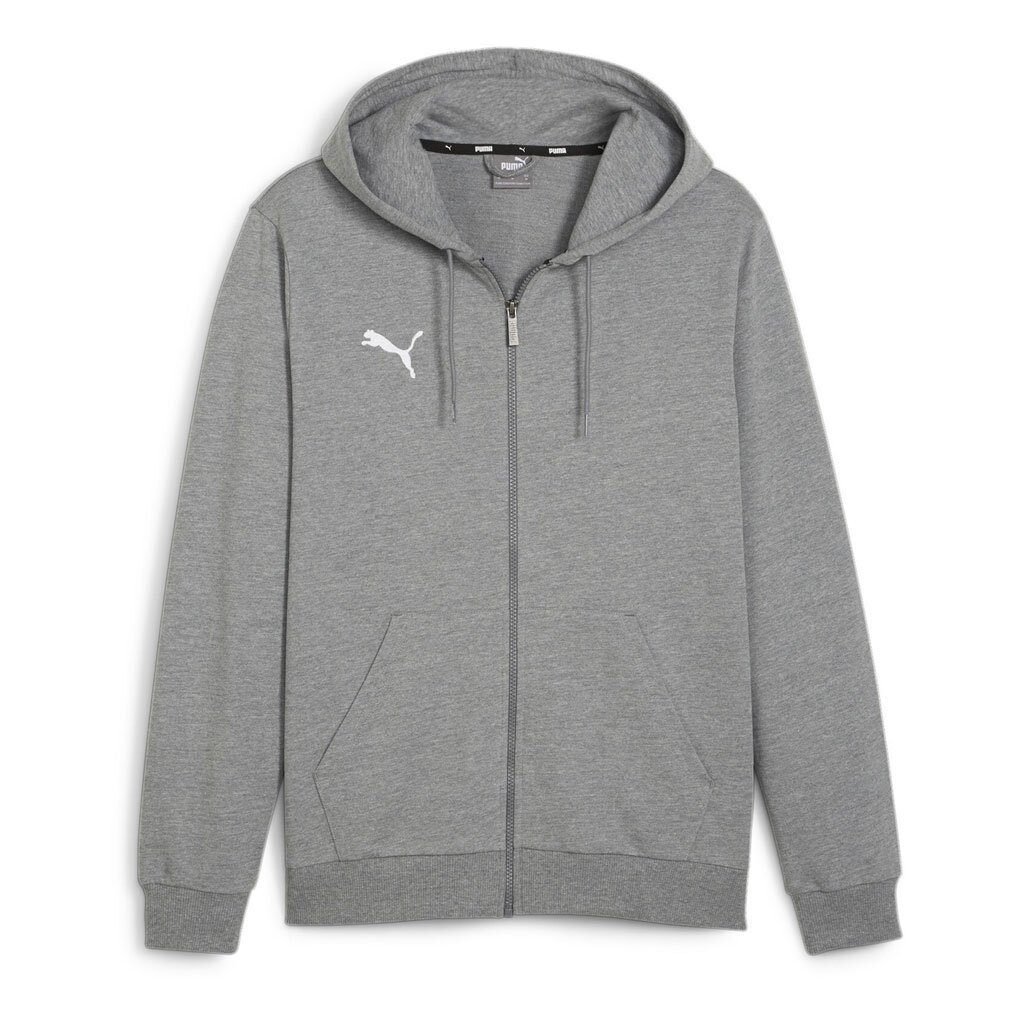 Die Puma teamGoal 24 Casuals Hoody Jacke als Teamsport Kapuzenjacke