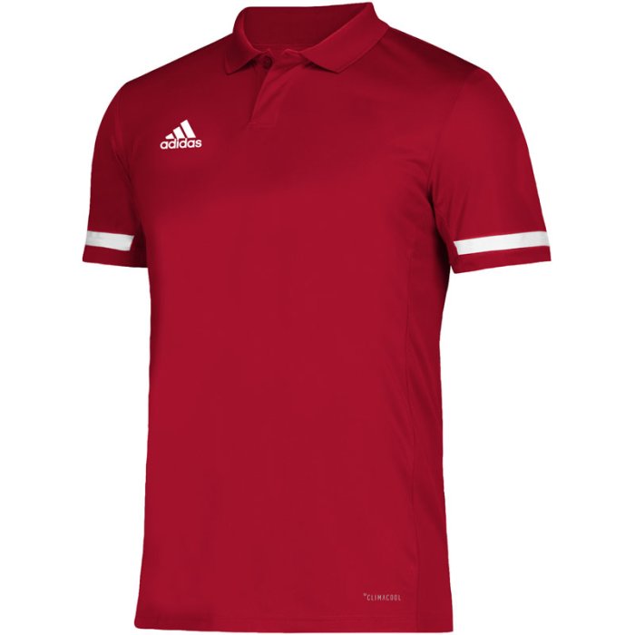  adidas  Team  19 Climacool Polo  power red white Gr s