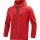 Jako Premium Basics Kapuzenjacke - rot meliert - Gr.  l