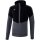 Erima Squad Kapuzensweat - black/slate grey - Gr. S